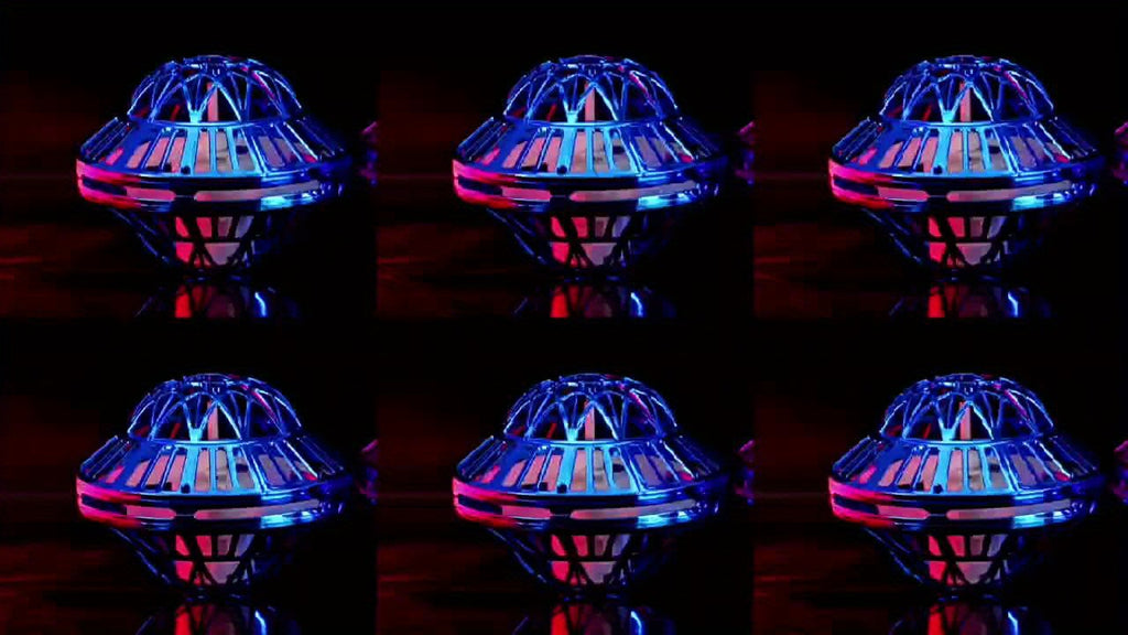 New Upgraded Smart Sensor UFO Flying Hovering Ball - Hexagonal Spinning Saucer Drone with Autonomous Flight, Hovering Toy for, / Flying Robot ( Party Christmas Gift)
