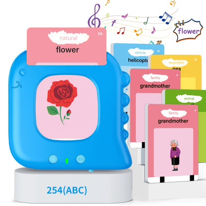 Talking Flash Cards for Preschooler 3 4 5 6 Years Old, Language Learning with 224-510 Words, Pocket Speech Relax And Autism Playthings, Children's Sensory Educational Device,, Learning Educational Gifts for Boys And Girls.