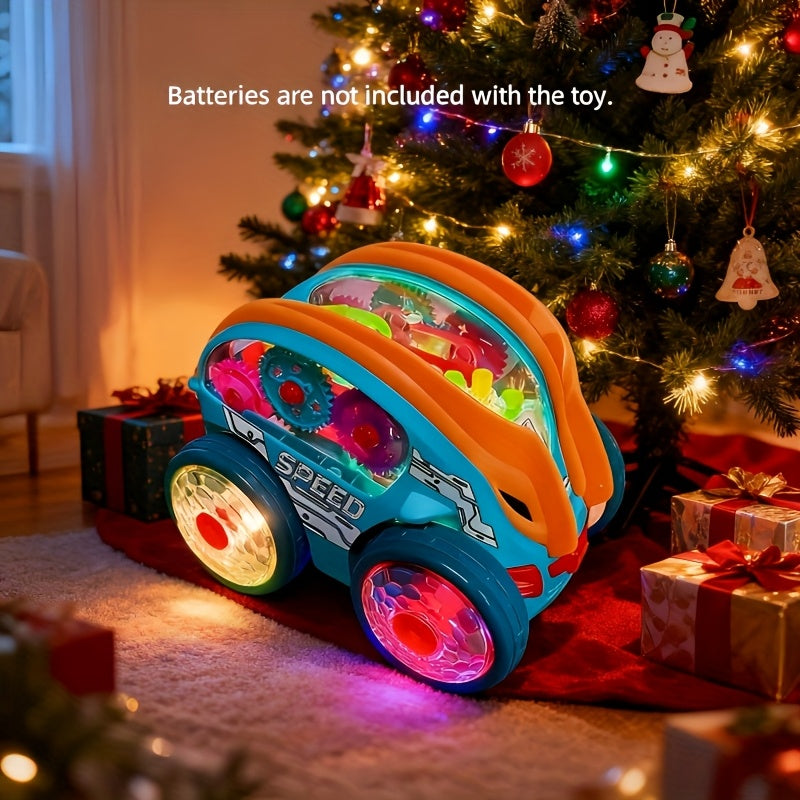 New 2026 Automatic Dump Truck, Colorful Lighting And Music Toy Car, Automatic Rolling, a Very Interesting Toy, Birthday And Christmas Gifts, Thanksgiving Gifts, Halloween Gifts, Party Gifts (Batteries Not Included)