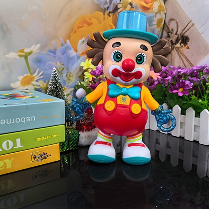 Dancing Clown Toy Doll Light Music Swing Left And right, Toys for Kids girls, Fidget toys, Toys for boys, toy, Christmas Gifts Birthday Gifts for kids, Weird stuff, Halloween Decorations