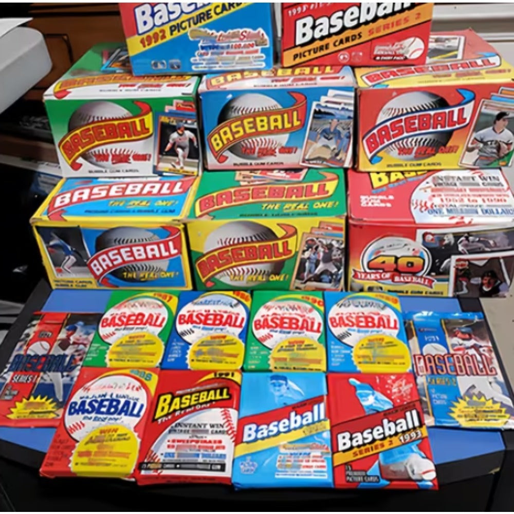 Set Of 50 Unopened Vintage Baseball Cards (50 Cards)