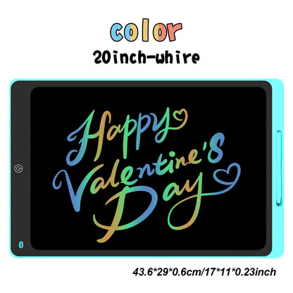 1pc 16" Colorful LCD Writing Tablet for Kids - Erasable And Reusable Drawing Pad for Kids, Educational Art And Craft Toy, Perfect Gift for Day, Christmas, Birthdays - Electronic Whiteboard