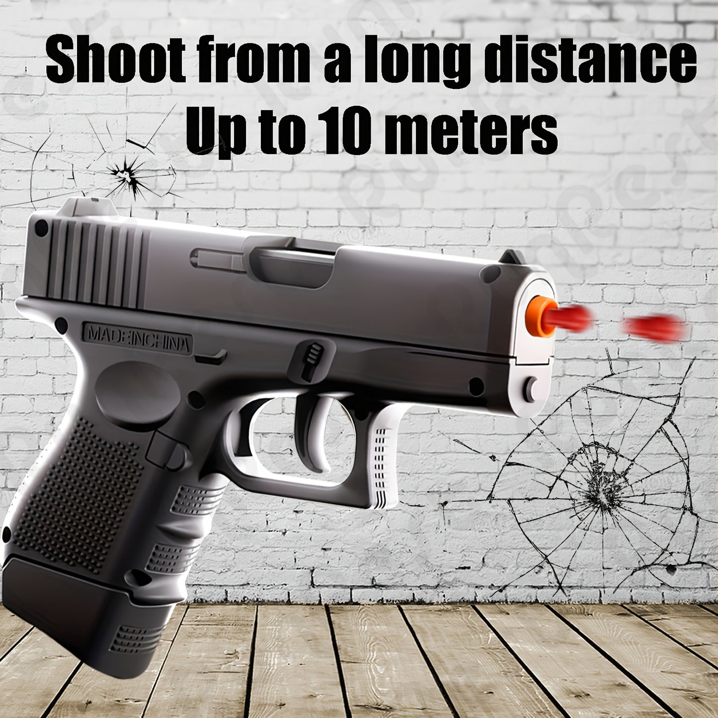 Soft Bullet Gun Toy Pistol with 100 Bullets, 12 Shells, And 2 Magazines New Toy Gun Pistol Hollow Hanging Machine, Toy Foam Blaster, Outdoor Sports Shooting Game