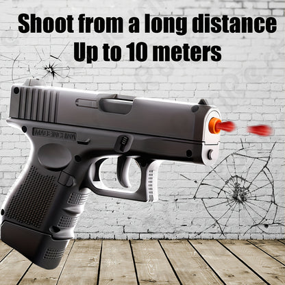 Soft Bullet Gun Toy Pistol with 100 Bullets, 12 Shells, And 2 Magazines New Toy Gun Pistol Hollow Hanging Machine, Toy Foam Blaster, Outdoor Sports Shooting Game