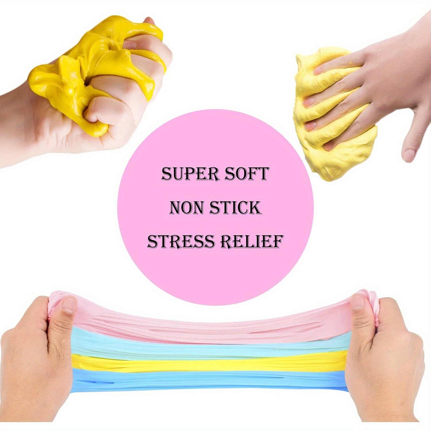[Slime Kit Party Toys] 12 Cups Mixed Mud Bull Glue Set Slime Kit Slime, Fruit Color Mud Set Soft Production Kit, Suitable Girls And Boys Party Toys