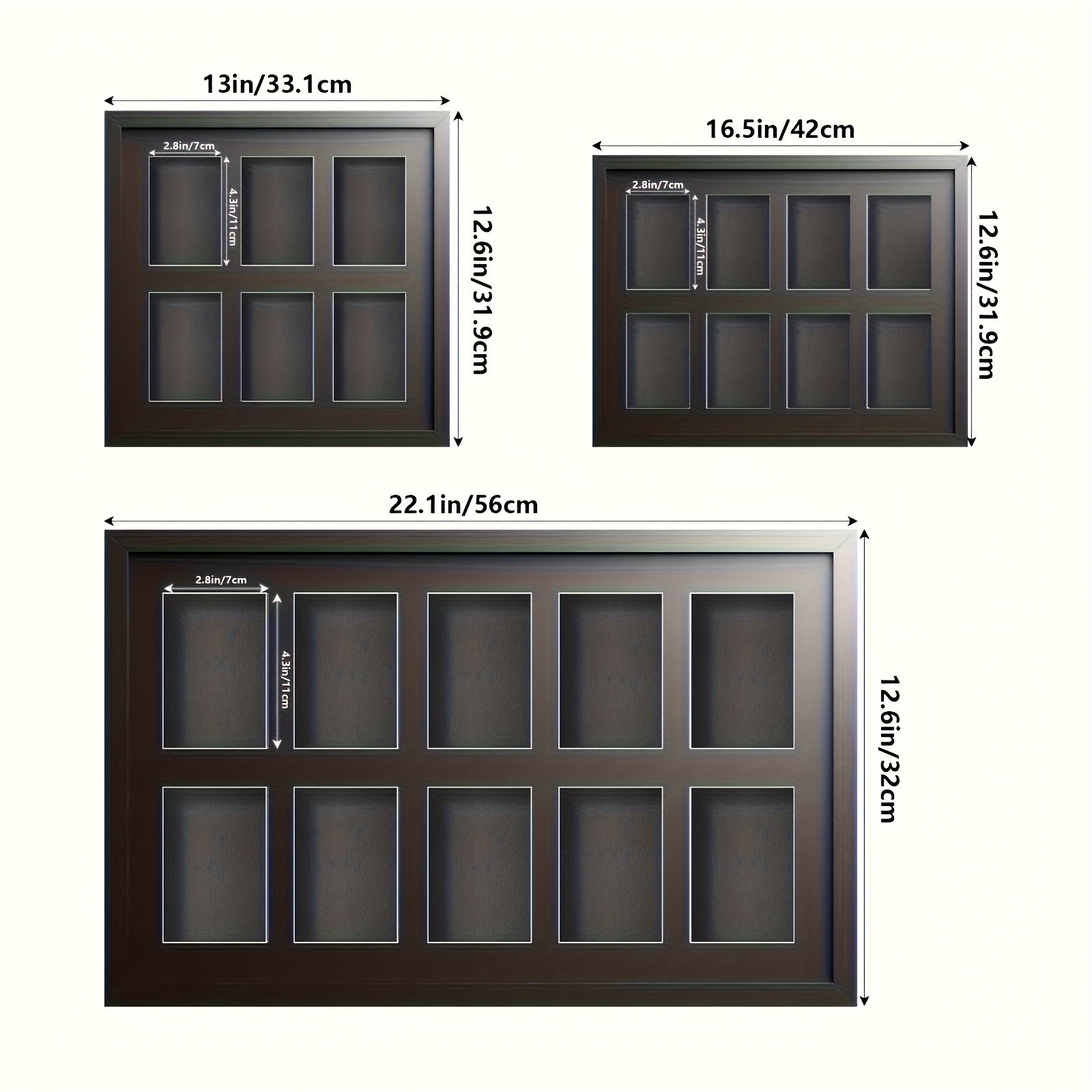 Wall-Mounted Trading Card Display Case - Wood Fiber Board Collector'S Sleeve, Protective Frame for TCG, PTCG, Sports And Game Cards, Compatible with 35-360Pt Cards, Age 14+