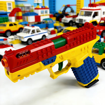 1pc/ 2pcs High Quality 2011 Battle Master Semi-automatic Soft Toy Gun, Including 1 Magazine, 6 Bullets, 20 Actual Combat Simulation Ammunition, Simulation Training Model, Safe ABS Plastic Material, Cartridge Case Discharge Design