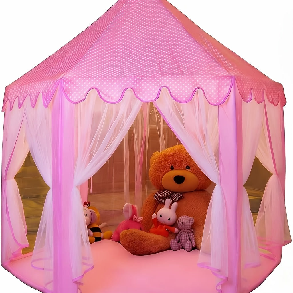 Kids Play Tent Toy Indoor Outdoor Playhouse Princess Castle Tent for Boys Girls Toddler, Room Decor,home Decor,Large Toy House with Storage Bag, Birthday Holiday Gift