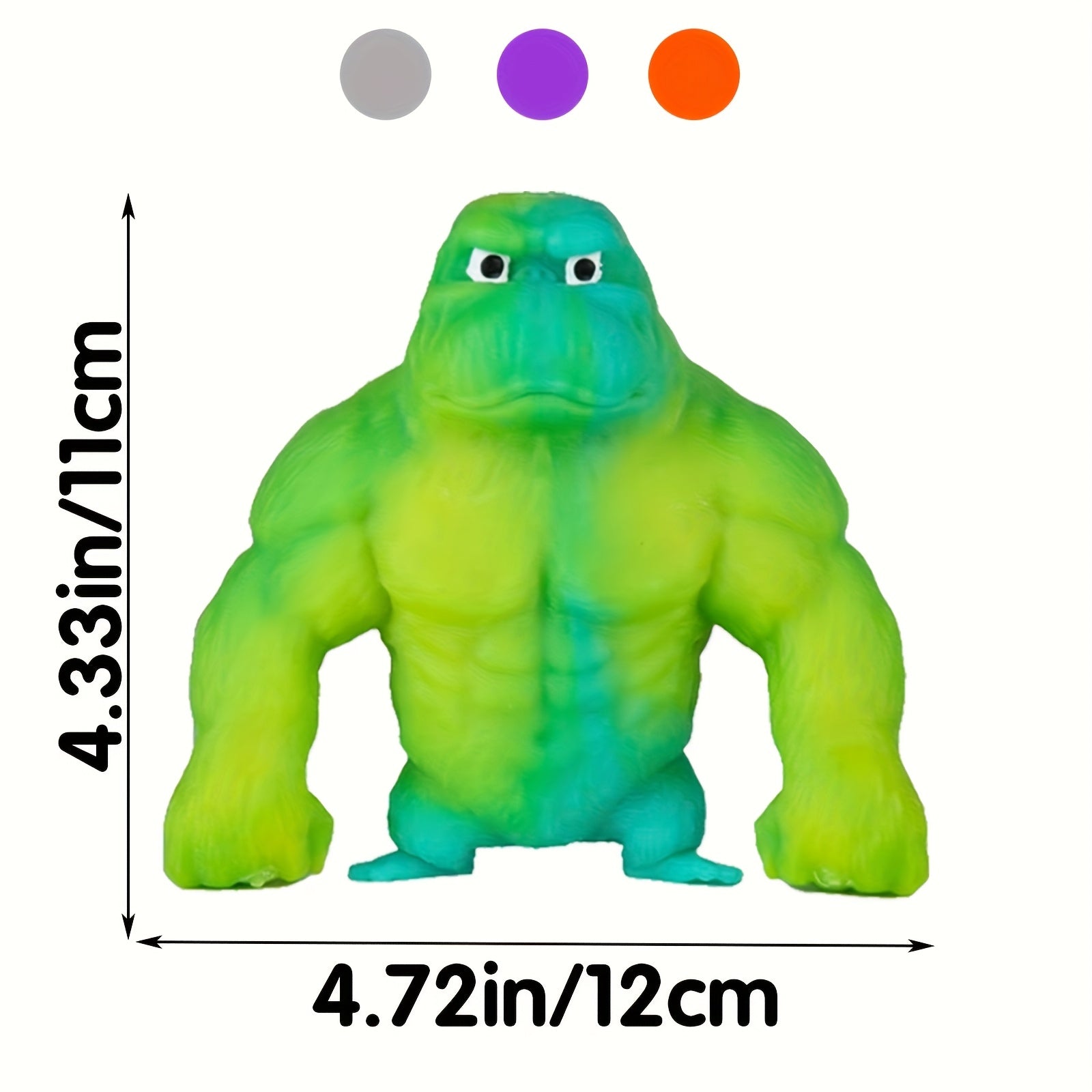 Super Stretchy Gorilla Fidget Toy, Squeeze Monkeys Stretchy Monkey- Original Sensory/Fidget Collectible Toys Holiday Party Gifts, Christmas, Halloween, Easter Basket Stuffing.The Filling Material Is PVA Sponge, Not Sand