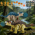 Walking Anthylosaurus Dinosaur Toy with Sound and Light, Jurassic Dinosaur Era, Children's Day Gifts and Birthday Gifts for Boys and Girls
