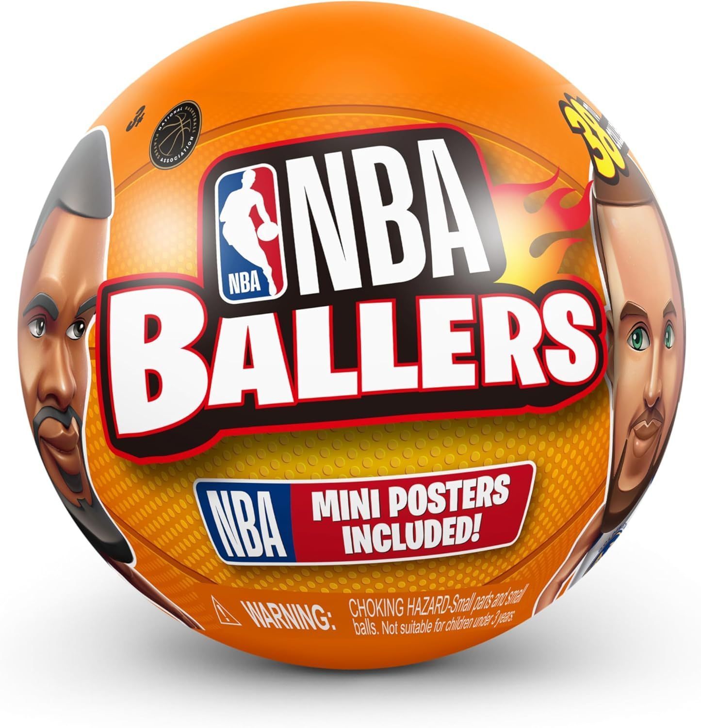 1 pc ZURU Surprise Ballers Series 1 & Series 2, Mystery Capsule Figurine Players Collectibles Toy, Surprise Unboxing Basketball Collectible Sports Toy for Boys, Adults and Collectors