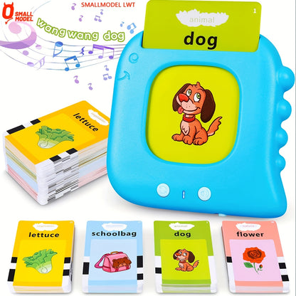Talking Flash Cards for Preschooler 3 4 5 6 Years Old, Language Learning with 224-510 Words, Pocket Speech Relax And Autism Playthings, Children's Sensory Educational Device,, Learning Educational Gifts for Boys And Girls.