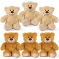 6 Pack Teddy Bear Stuffed Animal, Teddy Bears Bulk, 8 inch Bear Plush Toy for Kids Boys Girls, Gifts for Christmas