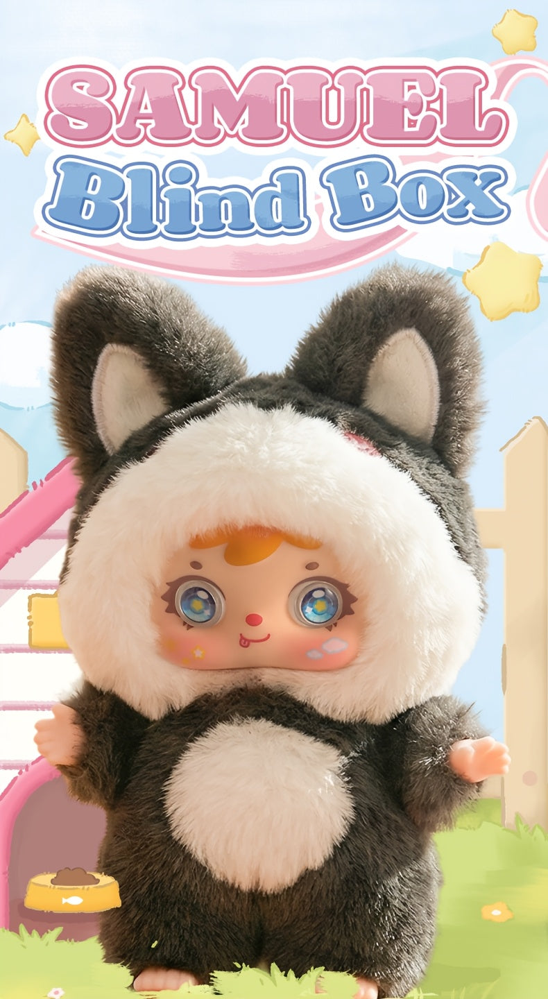 Samuel Cute Pet Series Plush Healing Doll, Cute Rabbit, Bear, Mianyang Shaped, Comes with Hanging Accessories And Birthday Gifts, Style Random 1pc