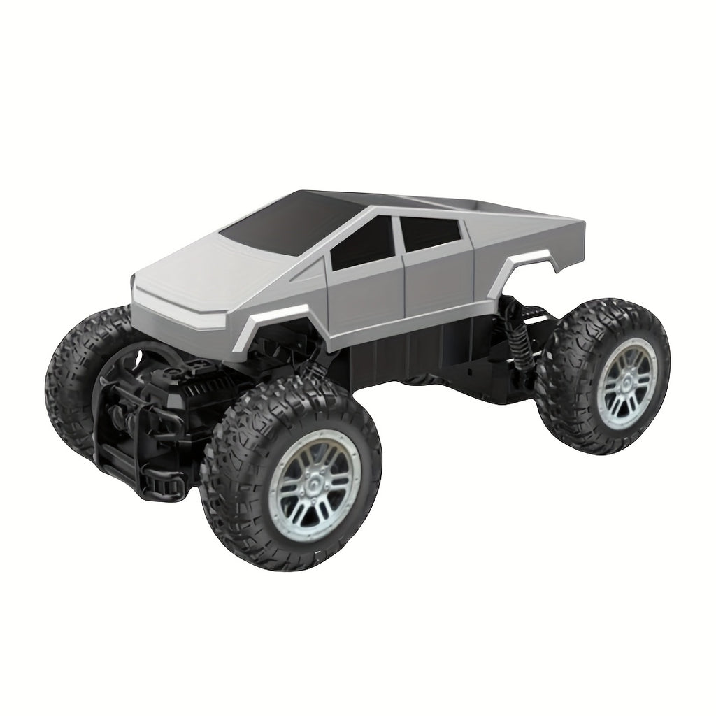 1:16 Ratio 2.4GHz Car, Four-wheel Drive Large-wheel Off-road Pickup, All-terrain Monster Truck, with LED Lights, 45 Degrees Climb, Children's Toy Car - Gift for Boys