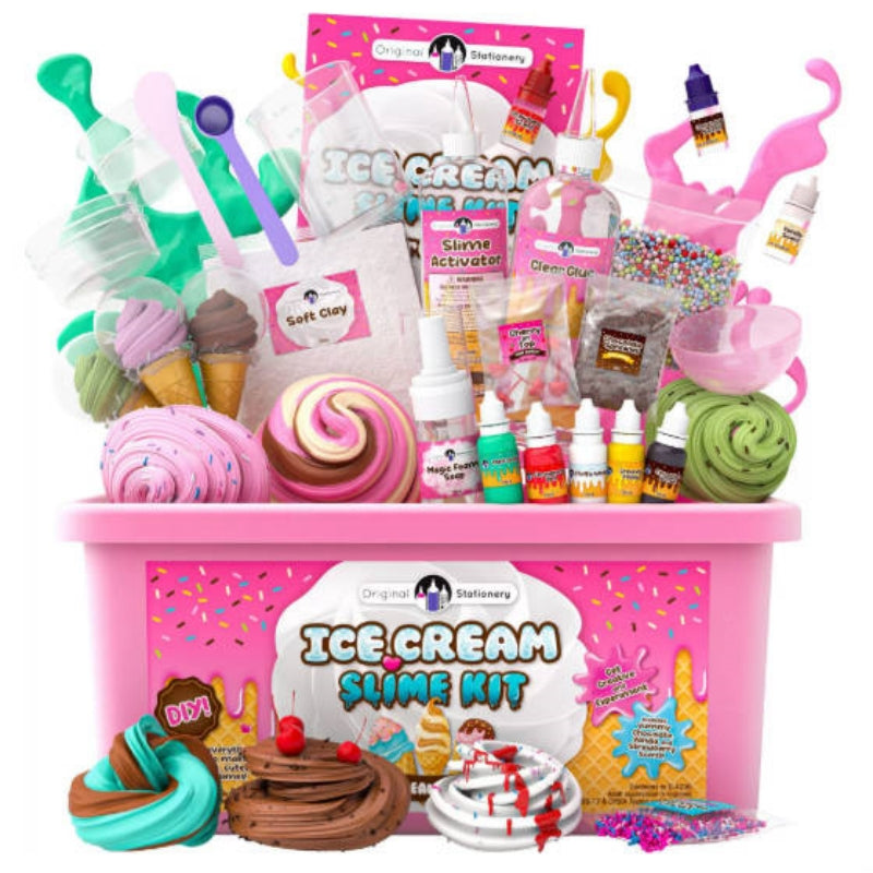 Daltack'S Ice Cream And Lollipop Slime Set Toys Are Unique Novelties Suitable for Themed Party Games During Various Holidays Like Christmas, Halloween, And Easter