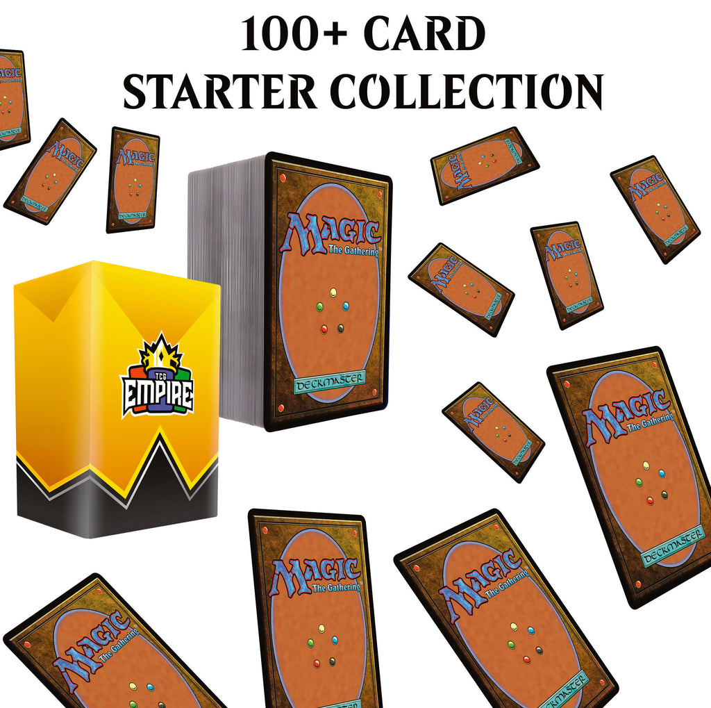 100 Magic: The Gathering Cards | MTG Starter & Collector Box | 3 Mythic Rares + 10 Rares or Foils Included! | Perfect Gift for Players & Collectors!