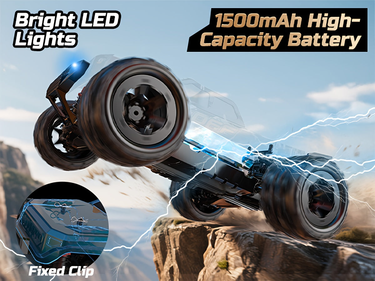 [High Speed RC Car] DEERC 1/16 All Terrain Fast RC Cars for Adults 42KM/H, High Speed 4WD Off-Road Remote Control Truck, Non-toy Product, Intended for Professional Users, Collectors, Or Dedicated Sports And Competitive Use Only, 2.4Ghz High Speed Car, Mon