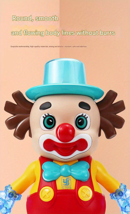 Dancing Clown Toy Doll Light Music Swing Left And right, Toys for Kids girls, Fidget toys, Toys for boys, toy, Christmas Gifts Birthday Gifts for kids, Weird stuff, Halloween Decorations