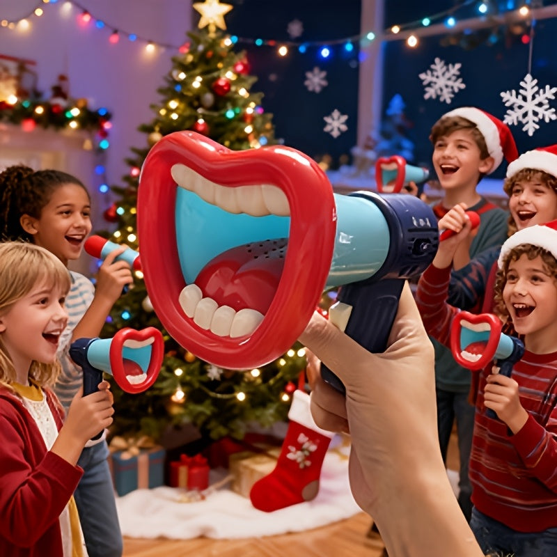 Funny Big Mouth Voice Changer Megaphone Toy for Kids, Multi-Sound Effects Handheld Megaphone, Novelty Prank Toy for Birthday Party Christmas Gift, Interactive Game Prop