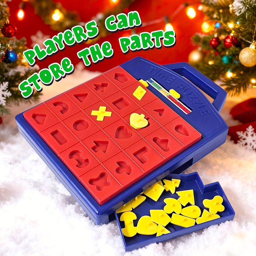 Cheela Fun Puzzle Game, Toys for Kids with Shape Puzzles, Interactive Pop-Up Board Games for Hand-Eye Coordination, Matching Puzzle Board Game, Classic Educational Board Game, Ideal for Birthday And Christmas Presents