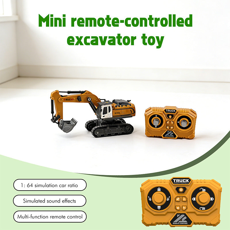 Bulldozer Excavator Dump Truck Loader, a 2.4GHz Frequency Band Remote-controlled Construction Vehicle Truck Toy with an Alloy Metal Top Cover, Lights and Sound Effects. Crawler Tractor Toy Suitable for Boys Aged 8 and Above, the Perfect 2025 Birthday