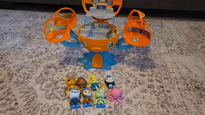 Octonauts Toys Octopod Castle Adventure Playset Action Figure Model Toy for Kids Christmas, New Year, Birthday Gift (Chinese Version)