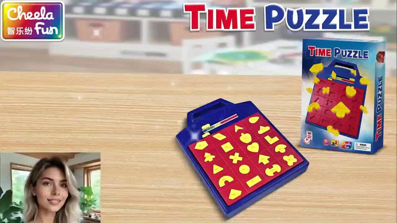 Cheela Fun Puzzle Game, Toys for Kids with Shape Puzzles, Interactive Pop-Up Board Games for Hand-Eye Coordination, Matching Puzzle Board Game, Classic Educational Board Game, Ideal for Birthday And Christmas Presents