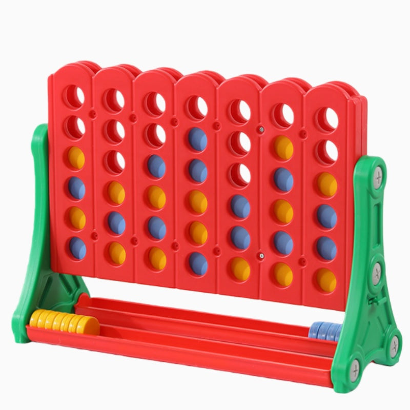 Height Adjustable Giant 4in A Row Game, Jumbo 4-to-Score Game for Teens And Adults - Indoor Outdoor Connect Game Set with Quick Release Slider for Winter