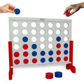 Bolaball 4 in a Row Games, 1.8 FT Jumbo 4-to-Score Indoor & Outdoor Game for Adults, Giant Family Fun Lawn & Yard Games, Perfect Strategy Game for Holiday Party & Family Gatherings