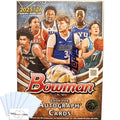 2025-26 Topps Bowman Basketball Blaster Box with 60 Total Trading Cards + 6 Toploaders and StreetCards Magnet! Look For Chrome Prospect Autographs!