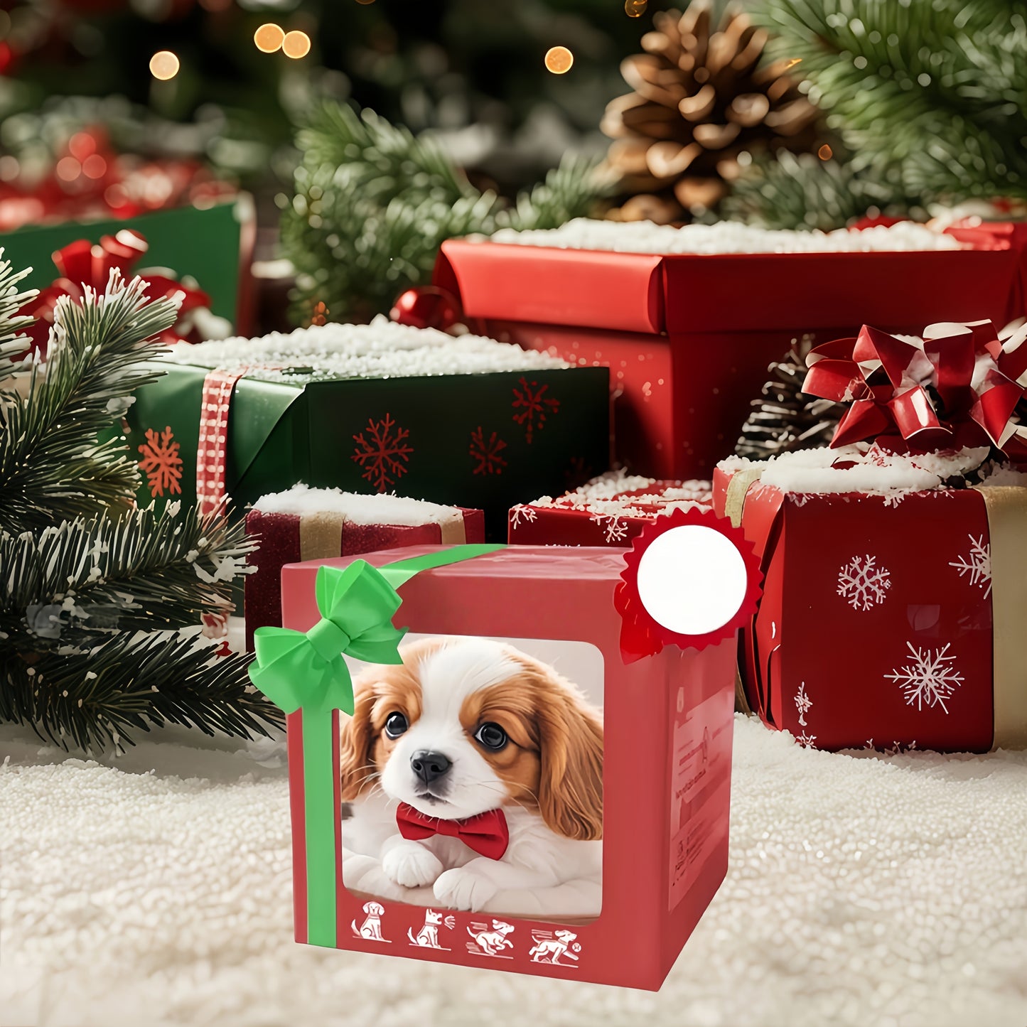 2026 Upgraded Simulation Puppy Robot, Realistic Electric Biomimetic Dog Toy, Automatic Walking, Barking, Tail Wagging, Children's Interactive Electronic Pet, Gifted with Accessory Dog Bones, Is An Excellent Birthday, Christmas, New Year's Gift
