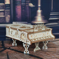 A Detailed Wooden Piano Puzzle Model Kit, Ideal for Assembling by Hand. This Musical-Themed Toy Makes a Wonderful Gift for Loved Ones And Includes a Craft Kit with Complex Designs And Plywood Materials
