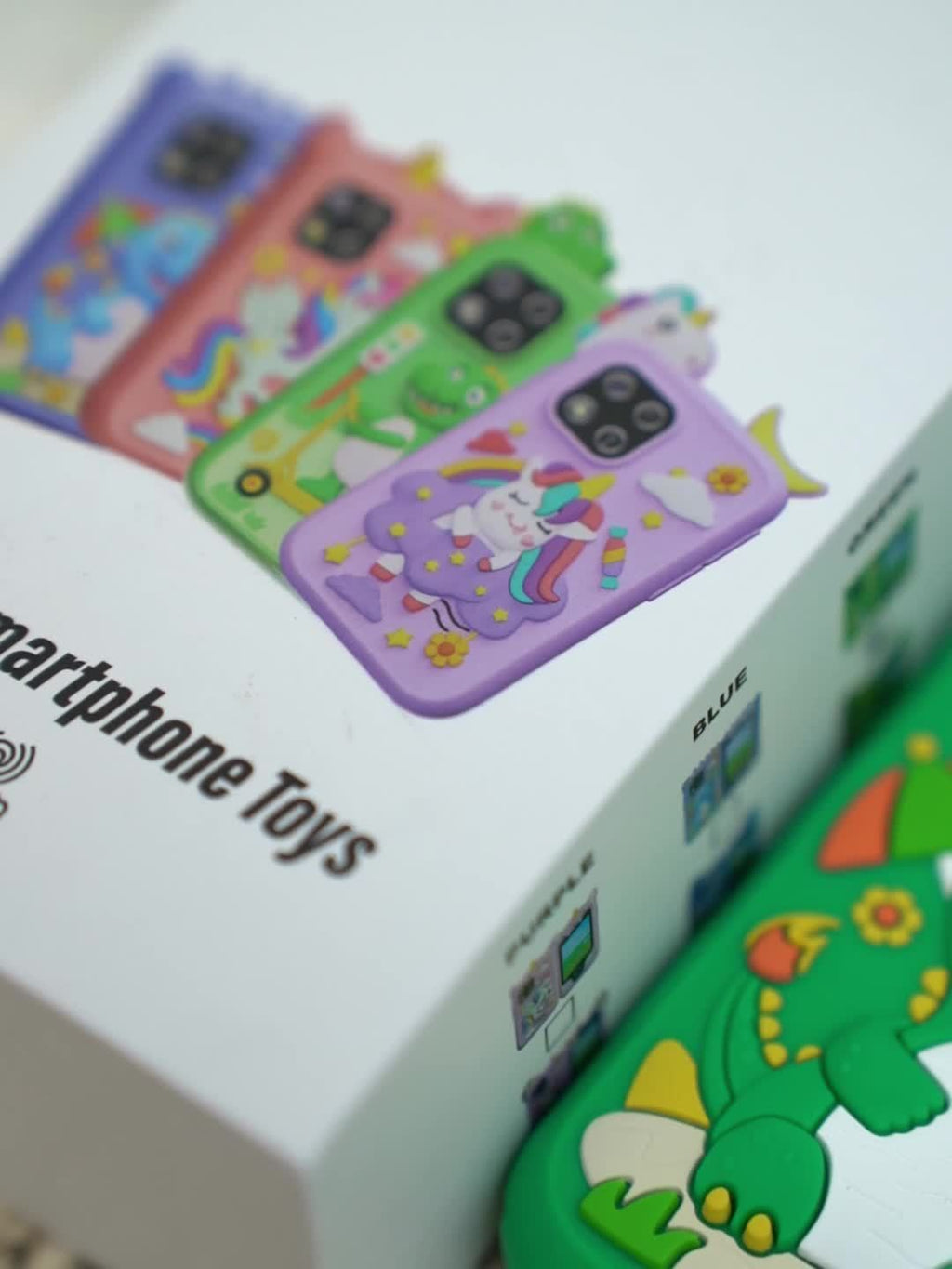 Kids Smart Phone Toys, Touchscreen HD Dual Camera Cell Phone for Kids, Dinosaur Kids Toy Phone Play Phone Toy for Boys Girls 3+, Travel Toy with 8GB SD Card, Birthday Easter Halloween Christmas Gift