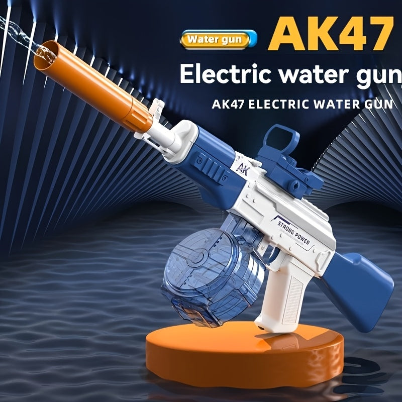 2025 Popular Automatic Electric Water Gun High-capacity Sprayer with Ultra Long Shooting Range, Suitable for Swimming Pool Accessories for Adults And Children, Outdoor Entertainment