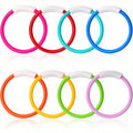 SYNCFUN Dive Rings Pool Toys, 8pcs Colorful Pool Rings for Kids, Underwater Training Swimming Diving Toy for Kids Gifts Summer Swim Water Fun Games, Multi-Item Party Favor Packs