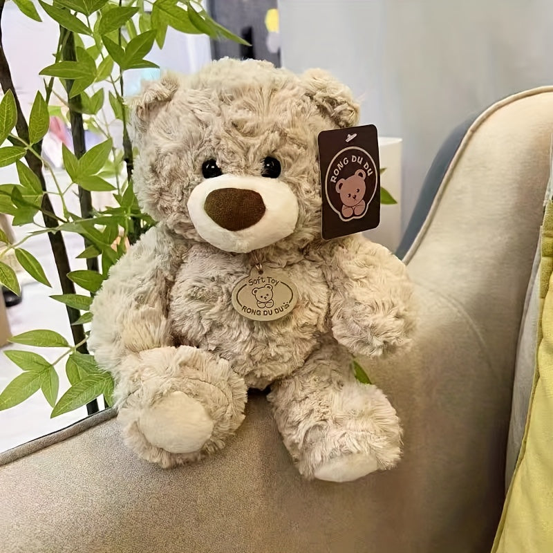Adorable Realistic Teddy Bear Plush Toy, Soft Stuffed Animal, Plush Toy, Soft Stuffed Doll, Super Cute Home Decor, Room Decoration, Holiday, Christmas, and Birthday Popular Gift, Souvenir for Friends and Family