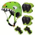 [Adjustable Helmet Set] Kids Bike Helmet Set, Adjustable Helmet for Ages 5-14 Year Boys Girls, Toddler Helmet Pad Set with Knee And Elbow Pads for Bike, Roller, Scooter