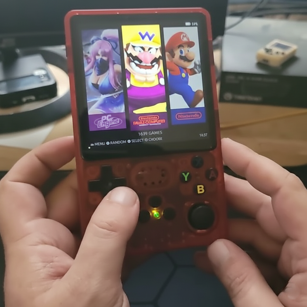 R36S Plus 4" Wi-Fi  Handheld Game Console