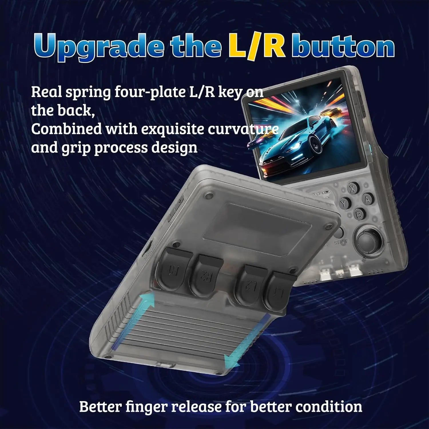 Handheld Game Console R40S Pro – 15000 Preloaded Games Retro Emulator Wi-Fi