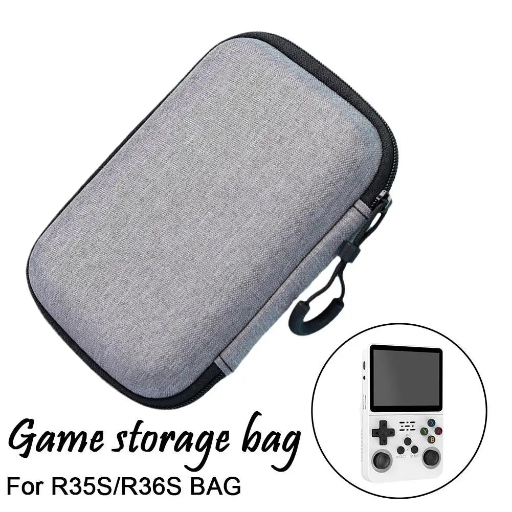 R36S/R35S Game Console Protective Case | EVA Hard Storage Bag | Scratch-Resistant