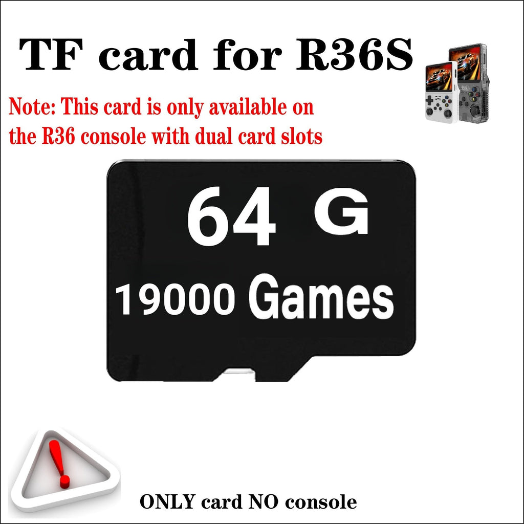 Memory Card for R36S – TF Card Preloaded Games 64GB 128GB 256GB 512GB