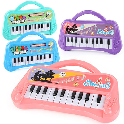 1pc, 13-Key Kids Piano Keyboard, Portable Electronic Music Toy For, Educational Birthday & Christmas Gift for Boys And Girls, Halloween Party Favors