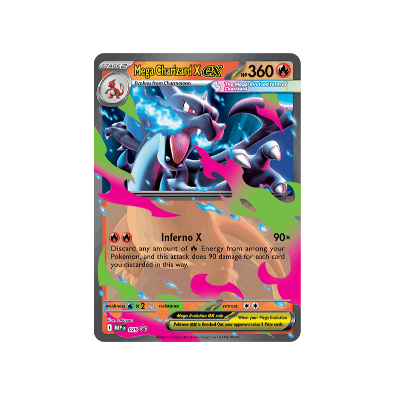 Pokémon TCG: Mega Charizard Tin (4 packs + 1 Promo) [1 RANDOM TIN]
