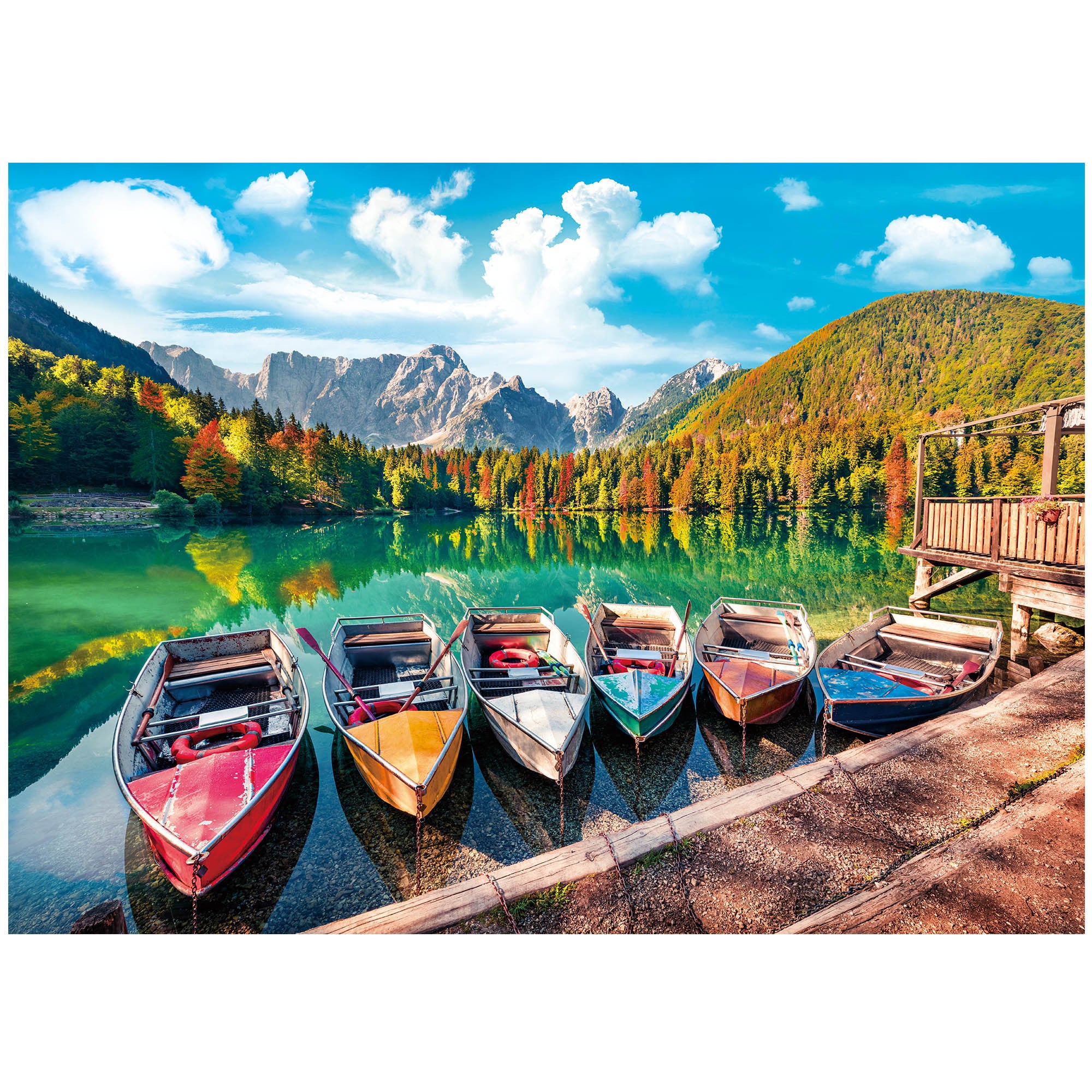 3 Pack Challenging 1000 Piece Large Jigsaw Puzzle for Adults, for Family Game Night, Birthday/Christmas/Holiday/Easter Gift, DIY Home Decor, Puzzles with Letters on Back, Fusine Lake, Jungle Parrots, Leopard in the Jungle, Travel Landscape, Scenic Spots i