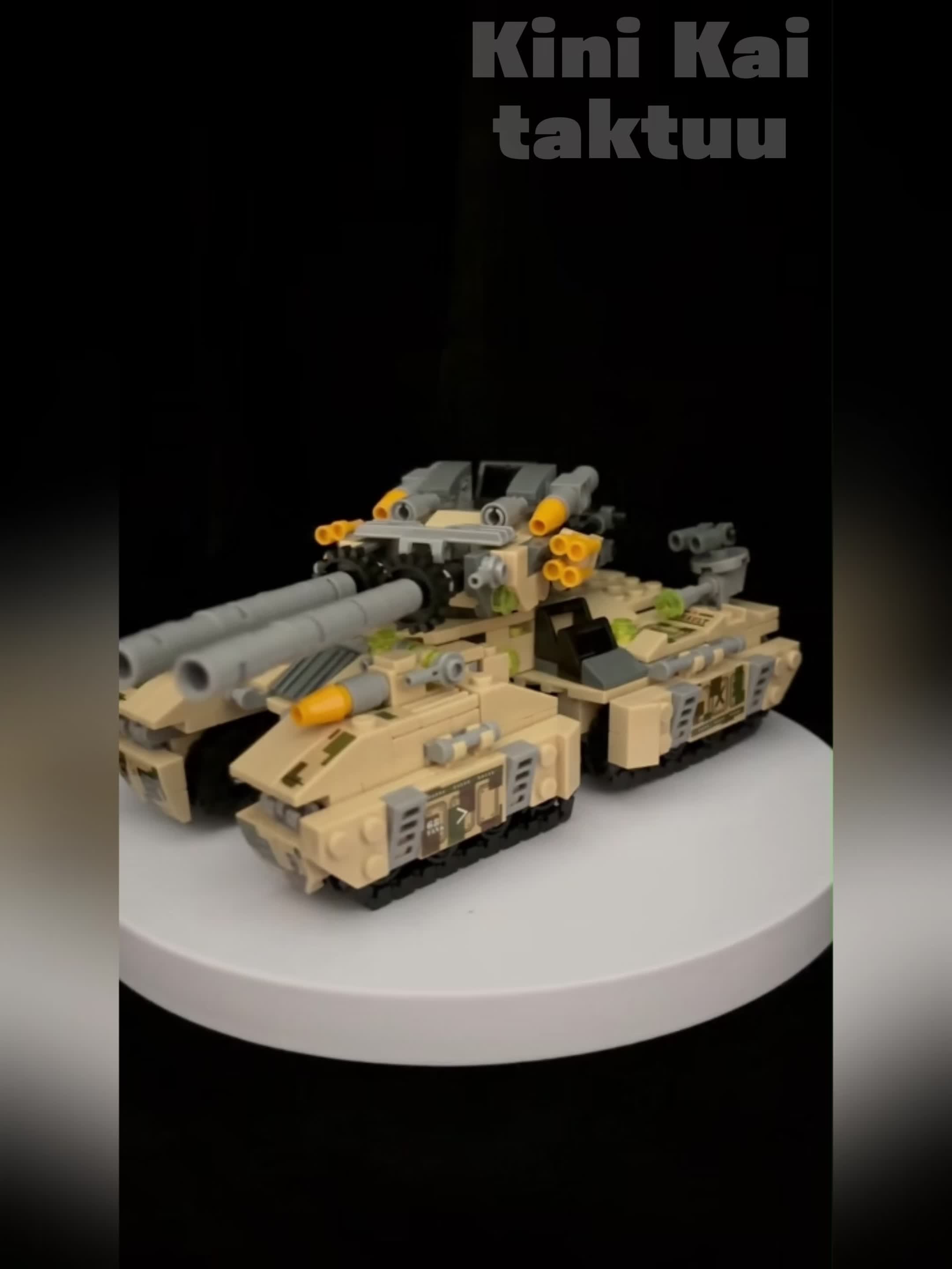 1628pcs 8-in-1 Snow Tank Armored Vehicle Building Blocks Set, Premium Edition with Enhanced ABS Material, 9 Variable Military Models Advanced DIY Construction Kit, Creative Bricks for Adults 14+, Christmas Gift, Halloween Gift Idea, Birthday Present