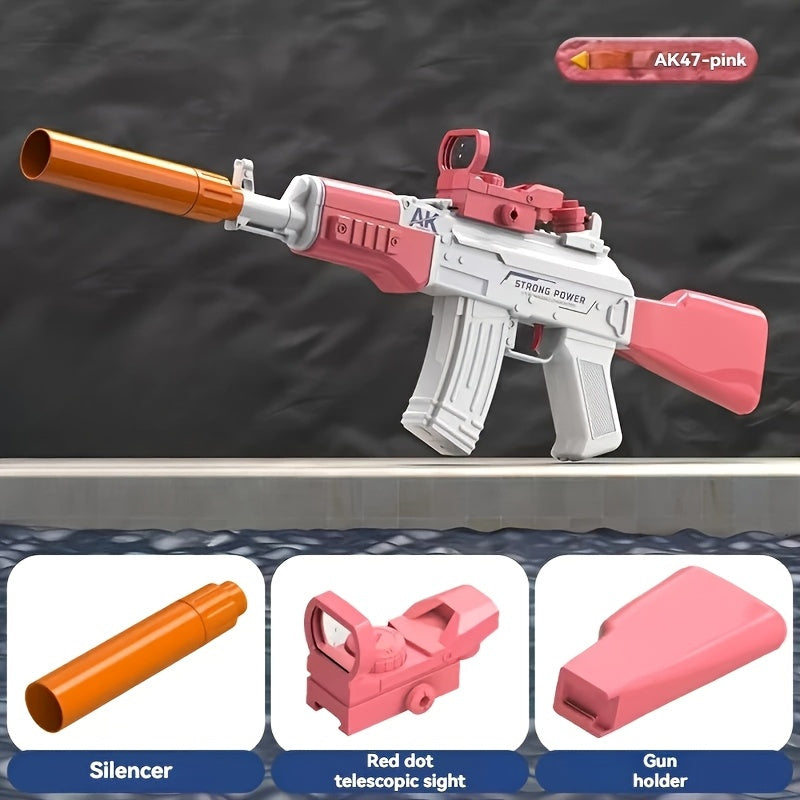 2025 Popular Automatic Electric Water Gun High-capacity Sprayer with Ultra Long Shooting Range, Suitable for Swimming Pool Accessories for Adults And Children, Outdoor Entertainment