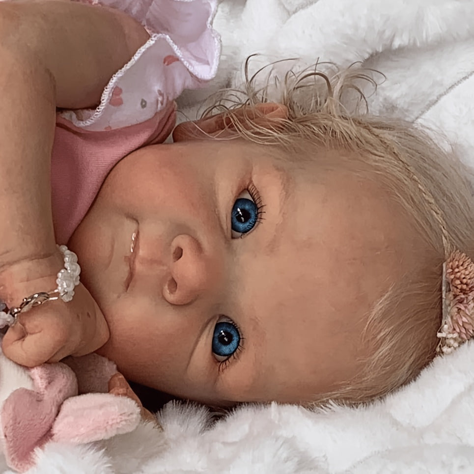[Perfect Birthday Presents] Completed 16-Inch (42Cm) Reborn Baby Dolls That Appear Lifelike, Handcrafted Realistic Newborn Baby Doll, a Lifelike Baby Girl Toy Suitable for Ages 3 And Up, Perfect for Birthday Presents