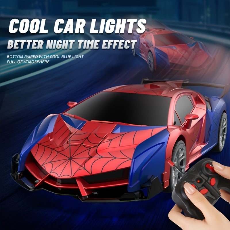 Remote-controlled Car, One-button Transforming Robot Toy Car With Cool LED Headlights, 1:18 Scale, 360-degree Spinning And Drifting, Perfect As A Christmas Gift, Birthday Gift, Or Easter Gift For Boys And Girls