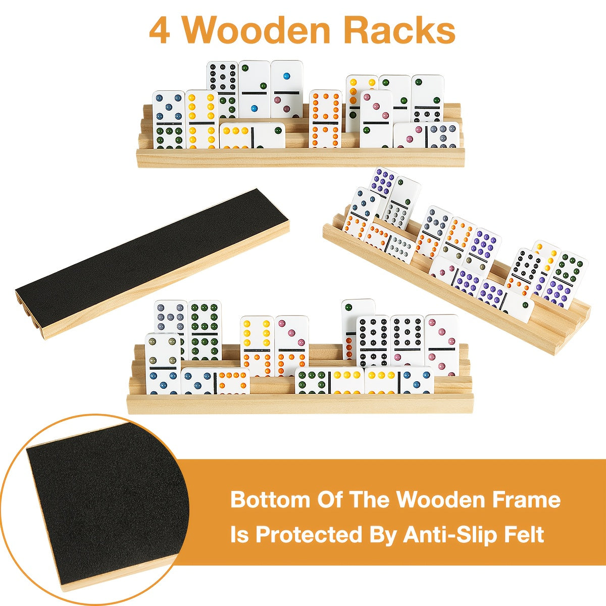 Mexican Train Dominoes Double 12 Game Set with 91 Colorful Tiles, 9 Model Trains & 4 Wooden Racks - Complete Board Game with EVA Suitcase, Strategy Family Party Game for Adults &, Classic Christmas/Halloween Gift, Durable Wood Construction & Travel-Friend